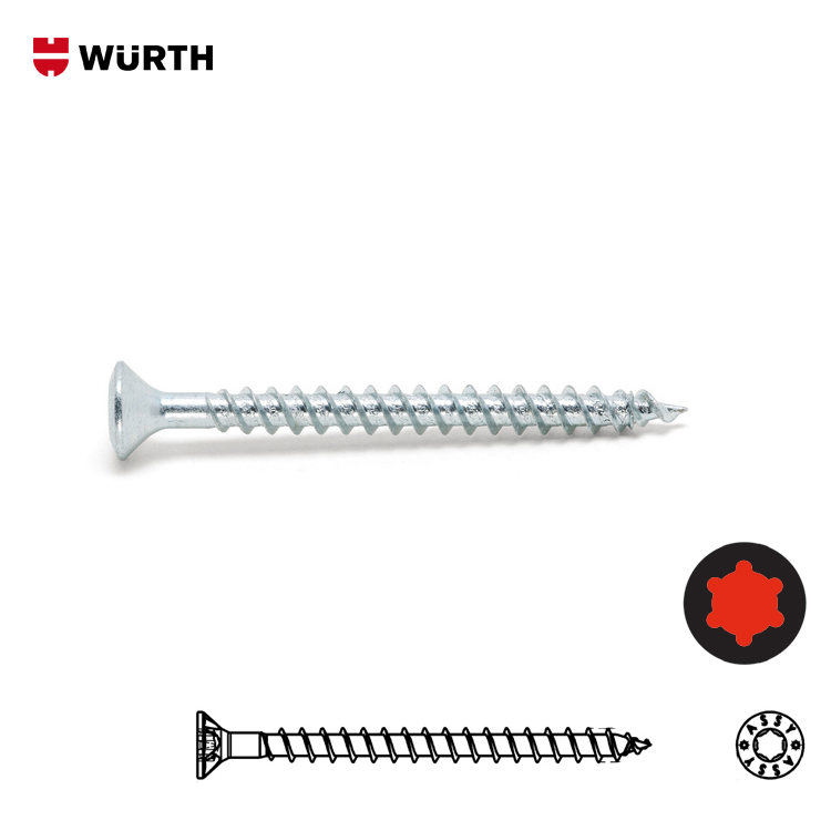 Würth Schroeven Assy Verzinkt 5,0*80 mm