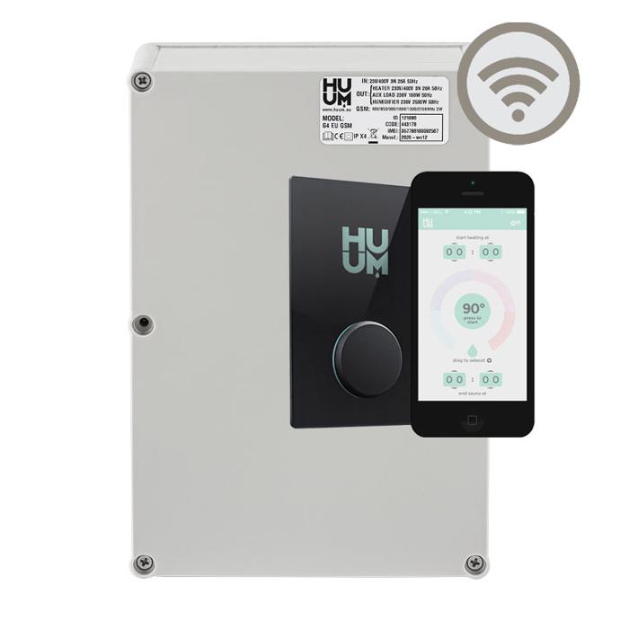 HUUM UKU 18kW Saunabesturing - WiFi Glass