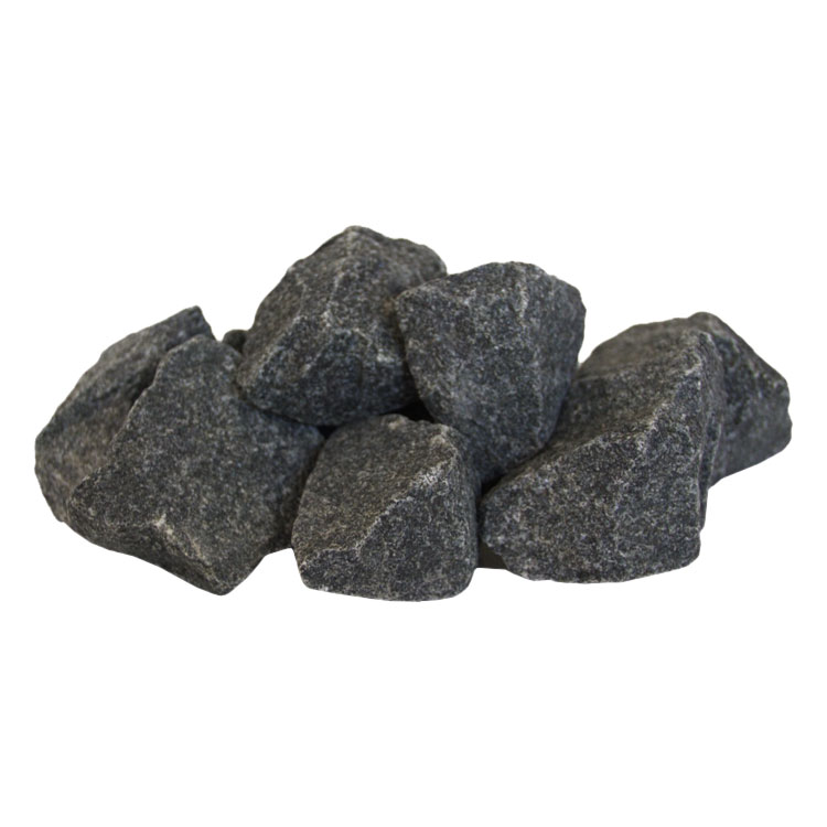 10x Saunastenen Breuk 20 kg - 10-15 cm