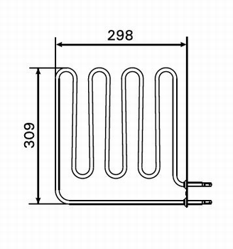 Harvia Heating Element - SPZSB-226, 2000W/230V